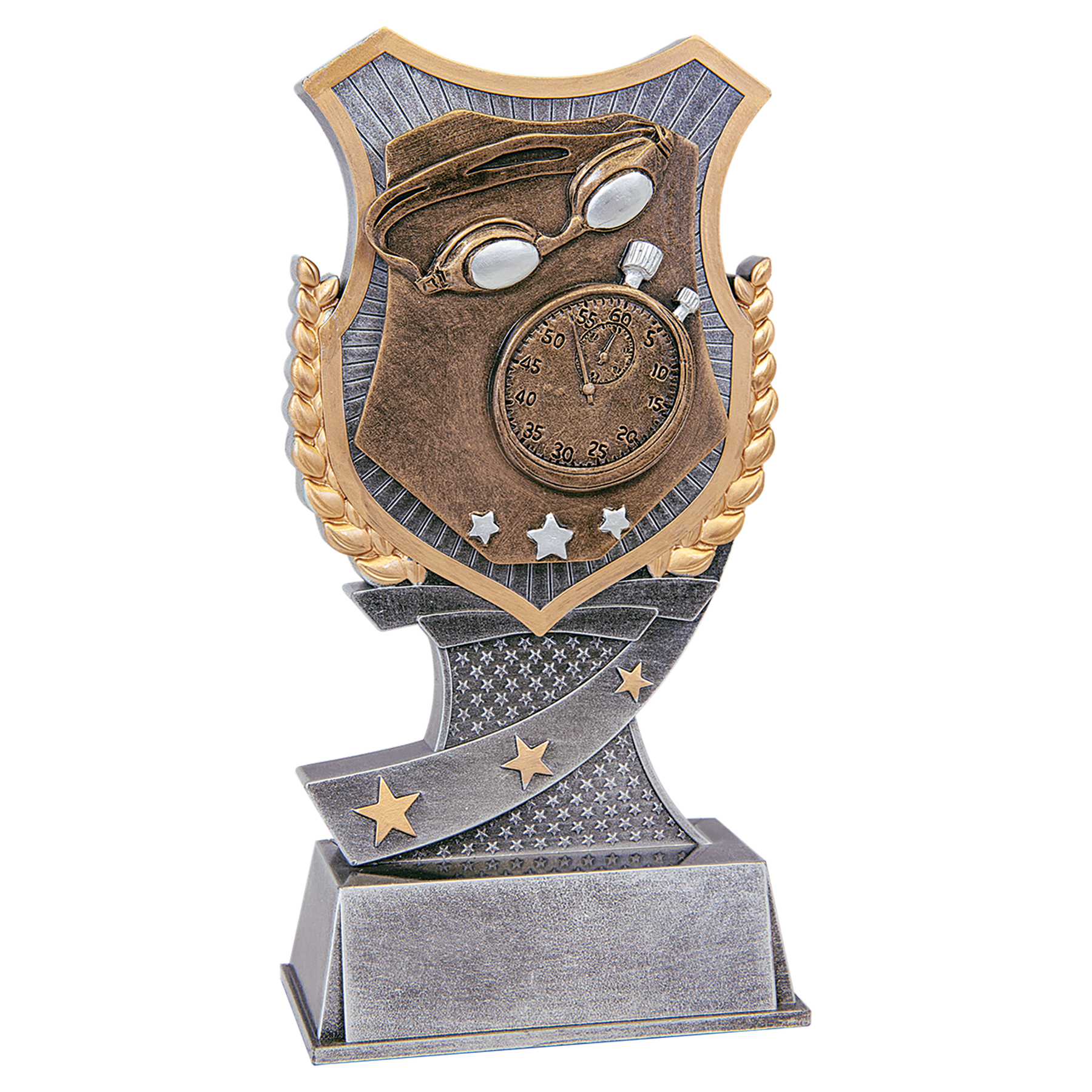 Swimming Shield Award - 7"