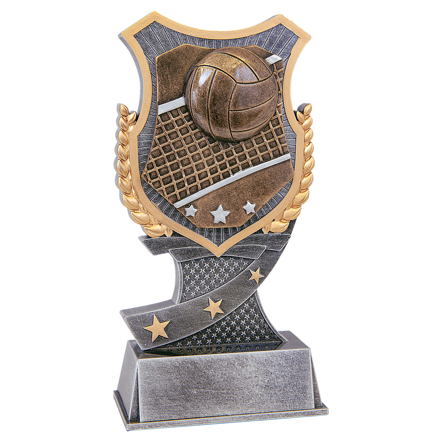 Volleyball Shield Award - 7"