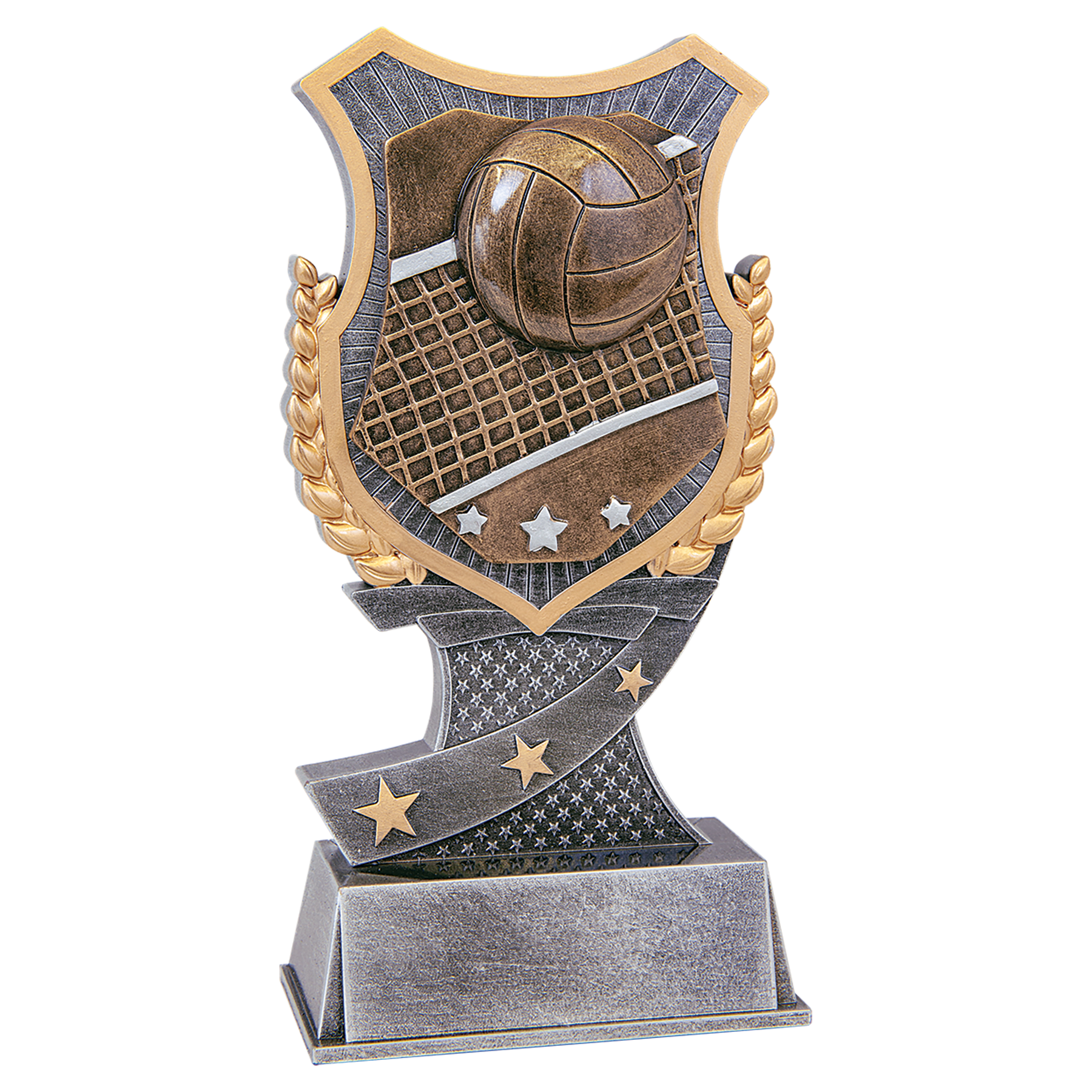 Volleyball Shield Award - 7"