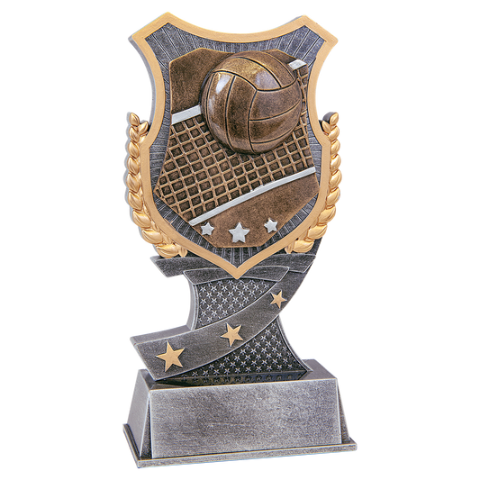 Volleyball Shield Award - 7"