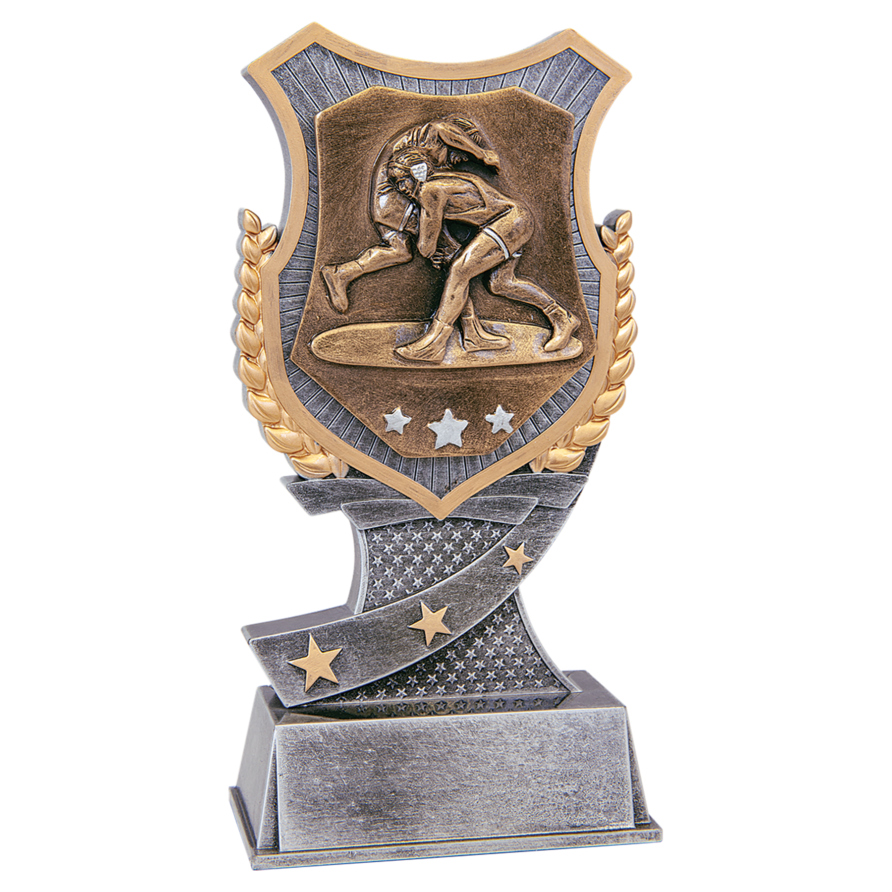 Wrestling Shield Award - 7"