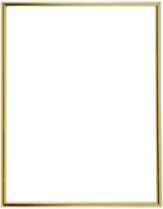 7" x 9" Gold Self-Adhesive Slide-in Frame