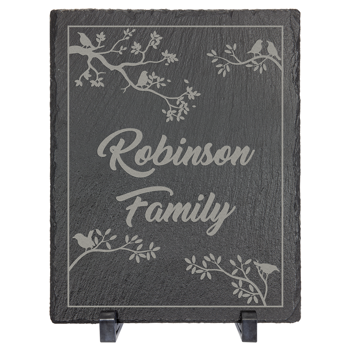 Rectangle Slate Decor with Plastic Feet - 10" x 8"
