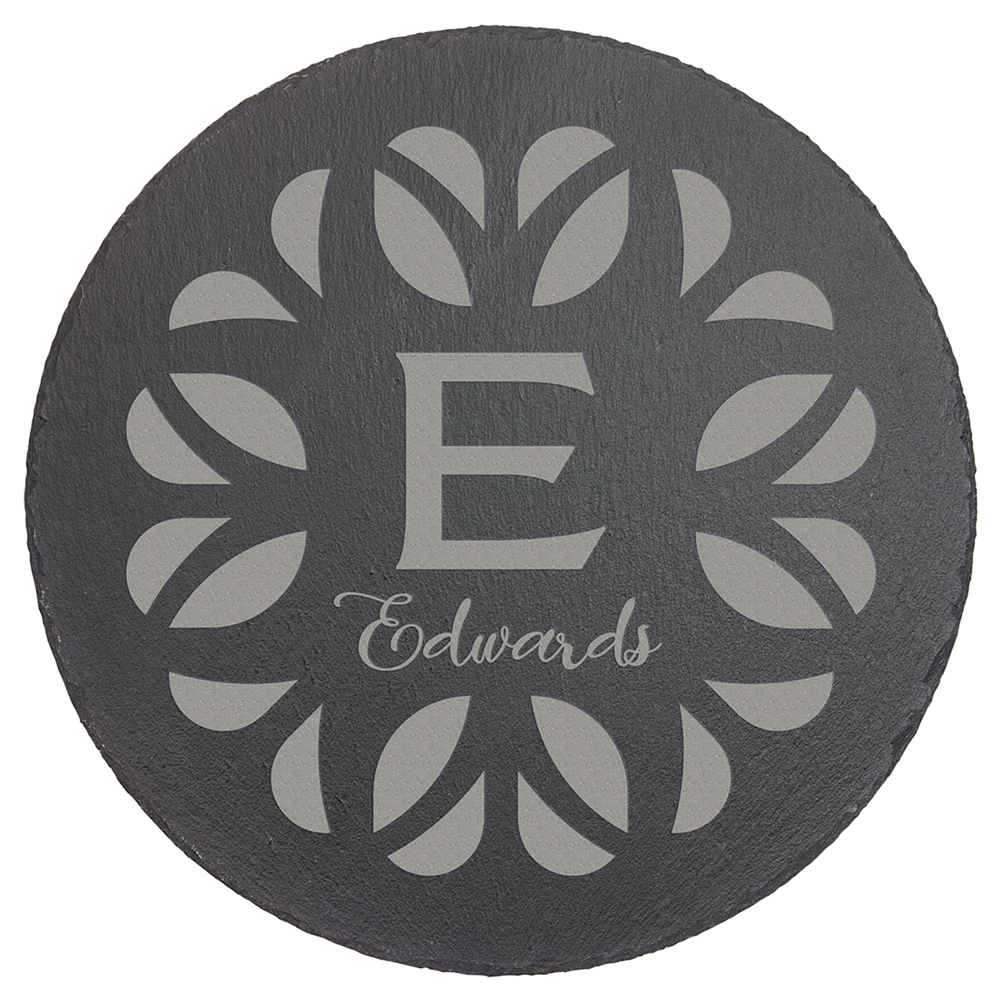 Round Slate Decor with Foam Pads - 11 3/4"