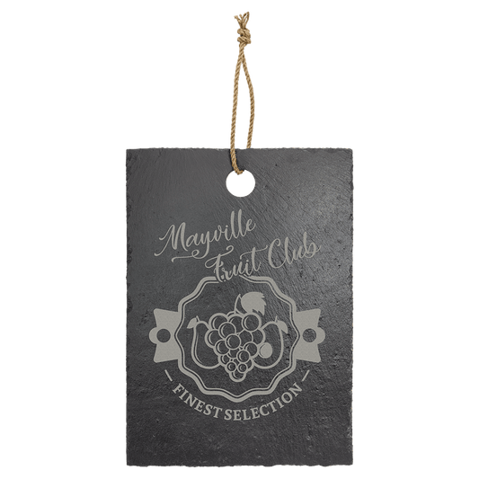 Rectangle Slate Cutting Board with Hanger String - 13 3/4" x 9 3/4"