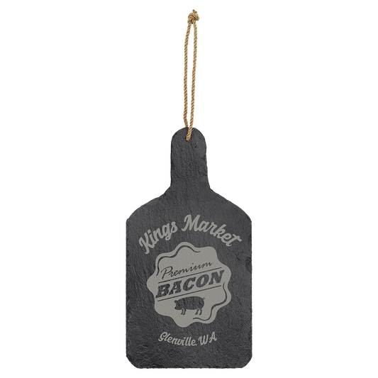 Rectangle Slate Cutting Board with Hanger String - 13 1/2" x 7"