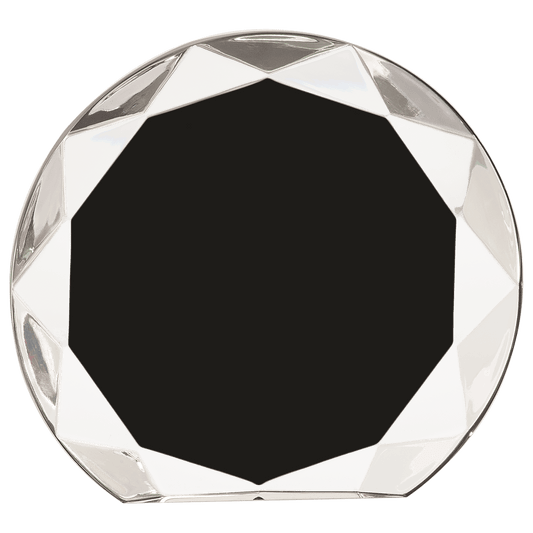 7 1/4" Black Sunburst Acrylic