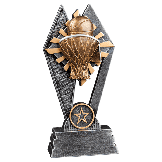 Basketball Sun Ray Award - 7"