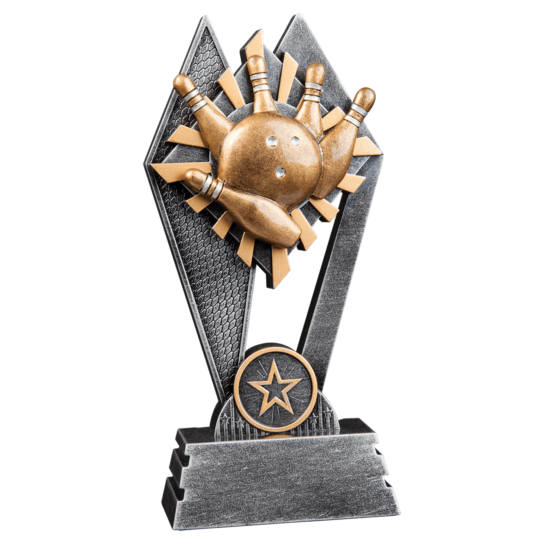 Bowling Sun Ray Award - 7"