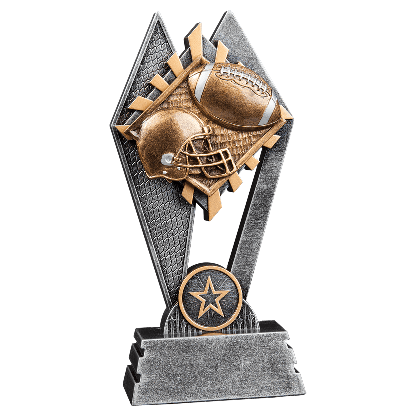 Football Sun Ray Award - 7"