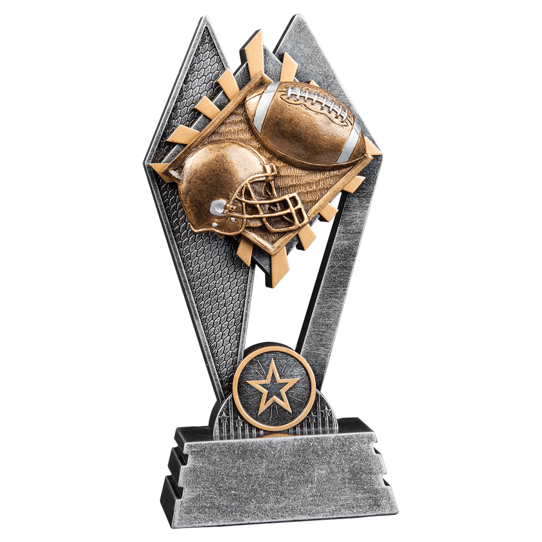 Football Sun Ray Award - 7"