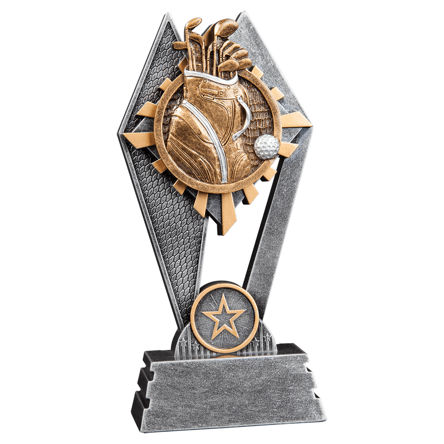Golf Sun Ray Award - 7"