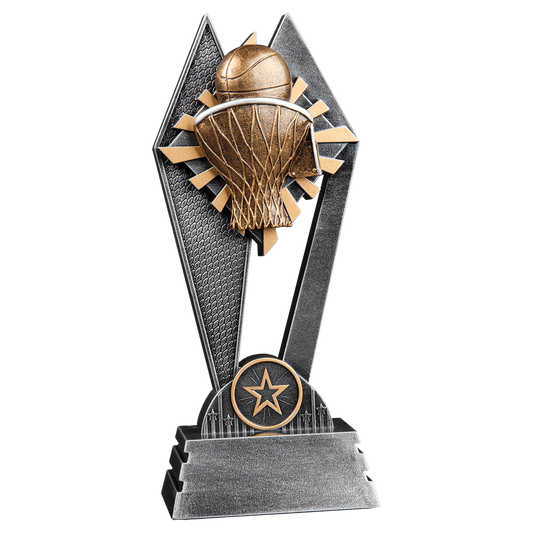 Basketball Sun Ray Award - 8"