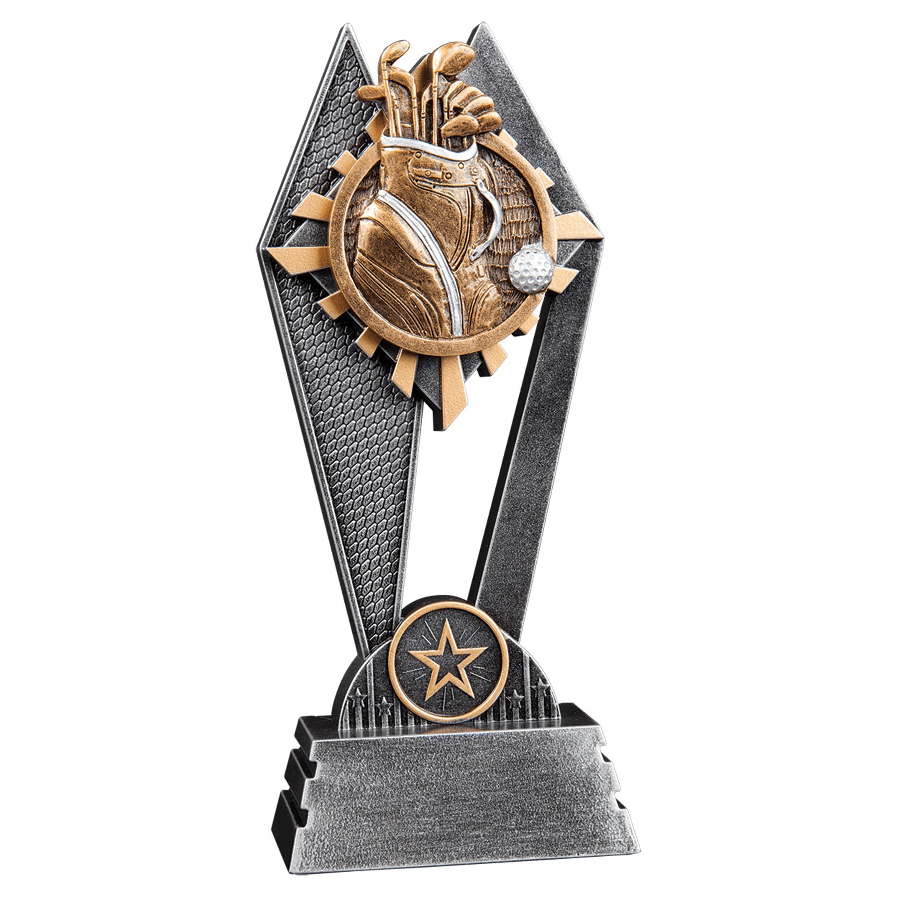 Golf Sun Ray Award - 8"