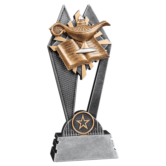 Lamp of Knowledge Sun Ray Award - 8"