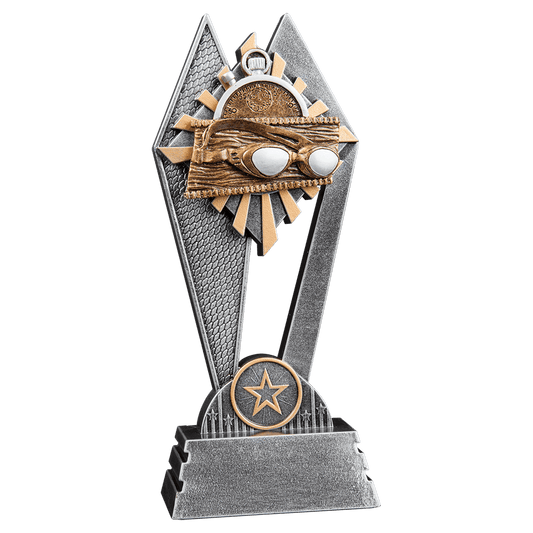 Swimming Sun Ray Award - 8"