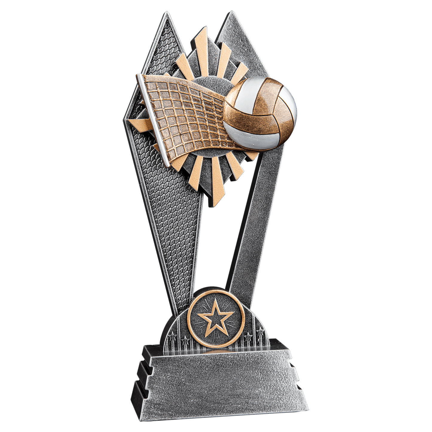 Volleyball Sun Ray Award - 8"