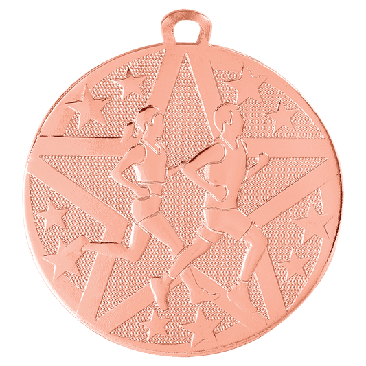 Bronze Superstar Cross Country Medal - 2"