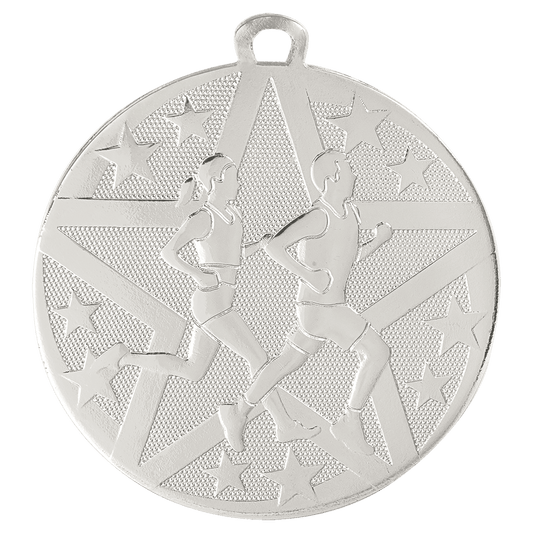 Silver Superstar Cross Country Medal - 2"