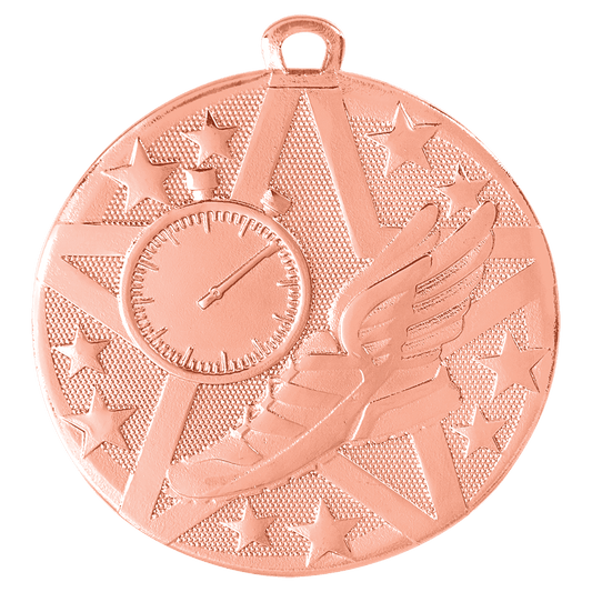 2" Bronze Superstar Track Medal