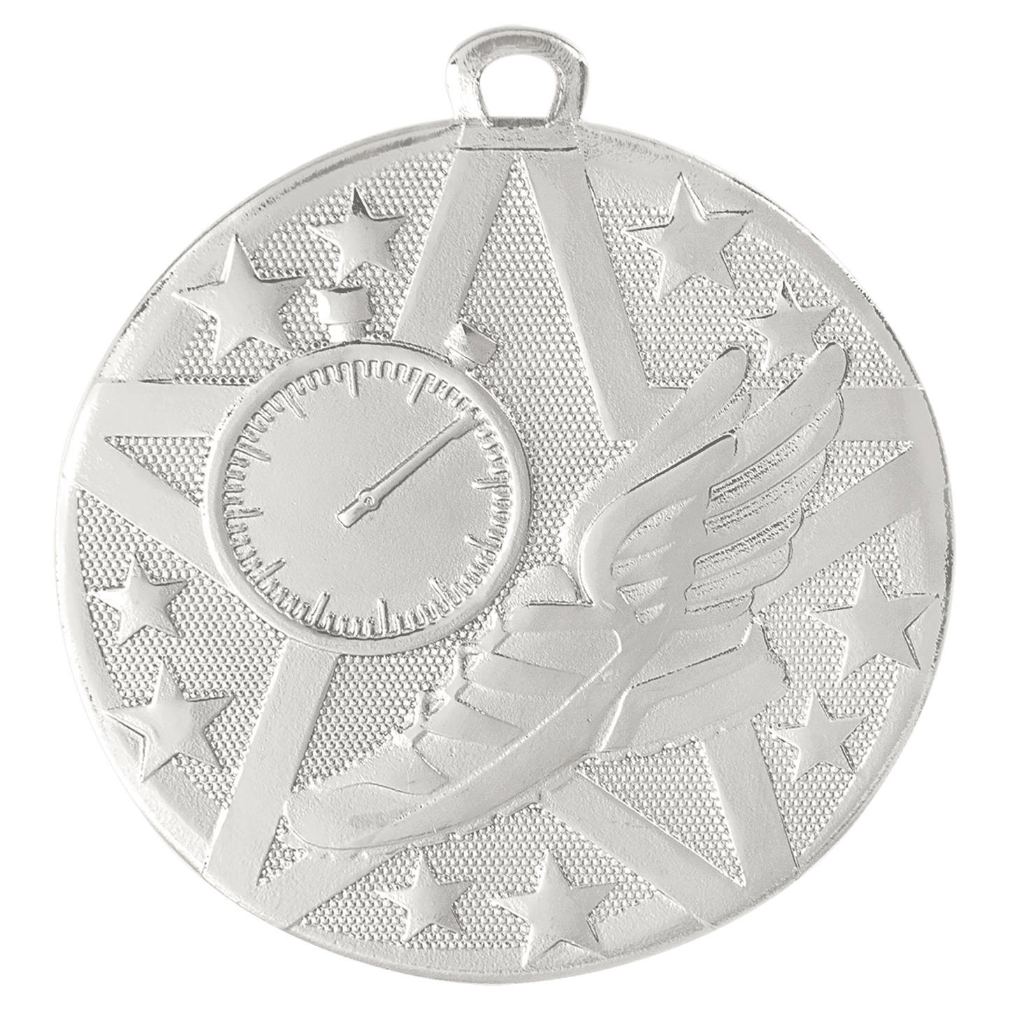 Silver Superstar Track Medal - 2"