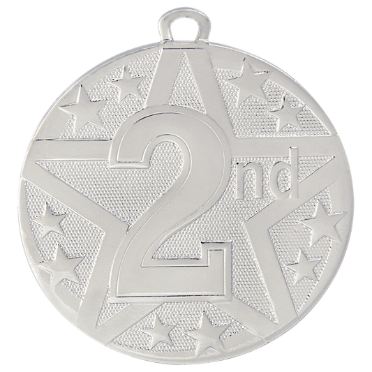 Silver Superstar 2nd Place Medal - 2"