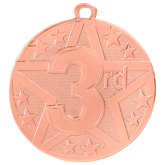 Bronze Superstar 3rd Place Medal - 2"