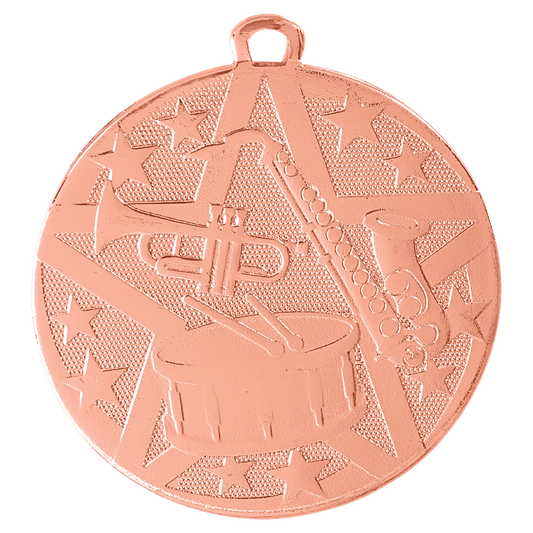 2" Bronze Superstar Band Medal