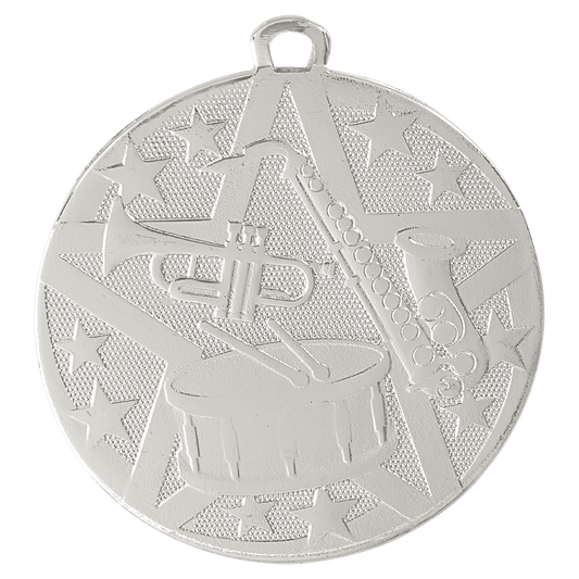 Silver Superstar Band Medal - 2"