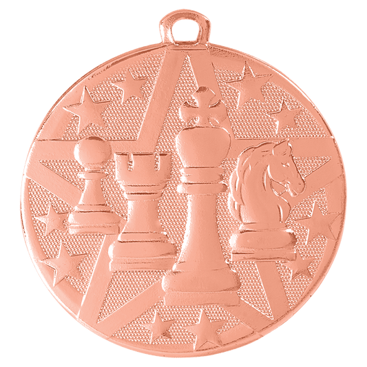 2" Bronze Superstar Chess Medal