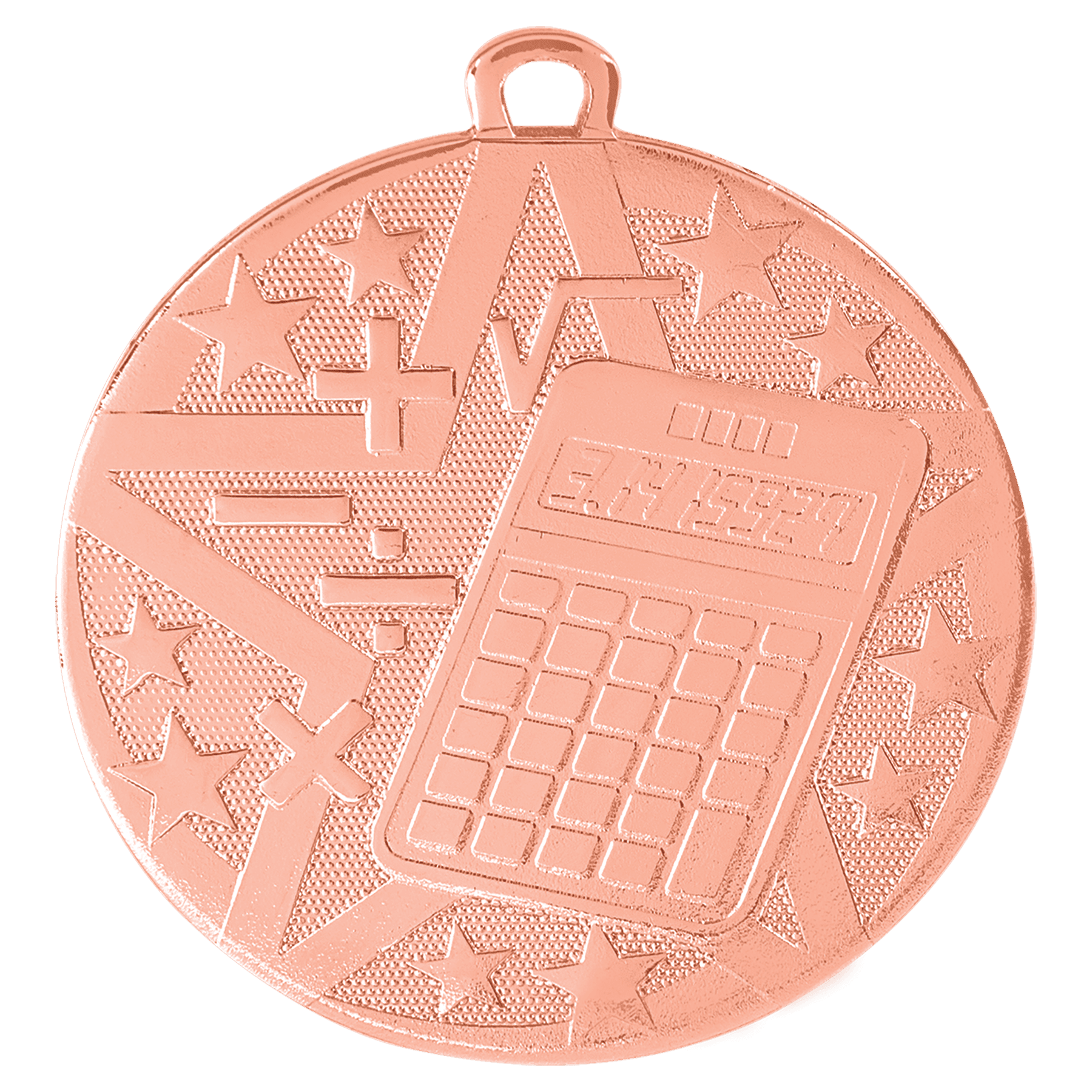 Bronze Superstar Math Medal - 2"