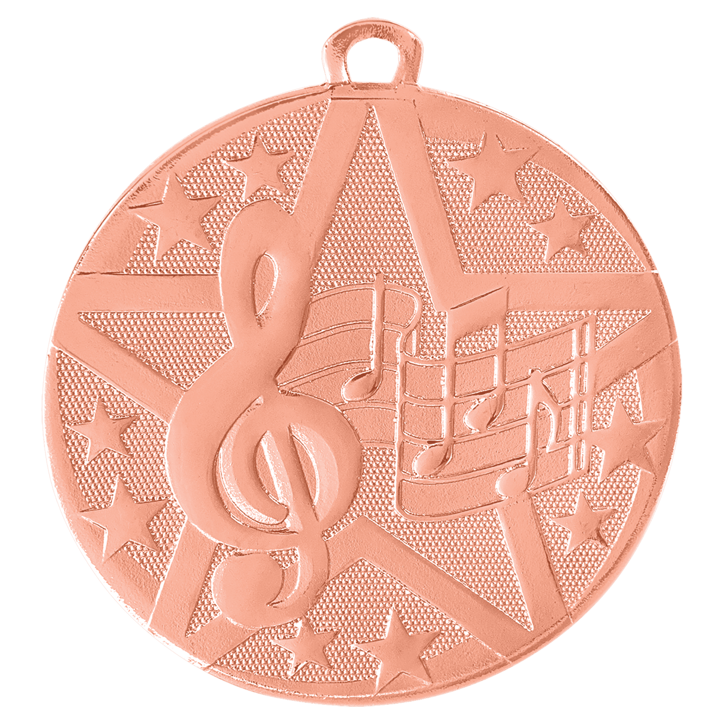 Bronze Superstar Music Medal - 2"