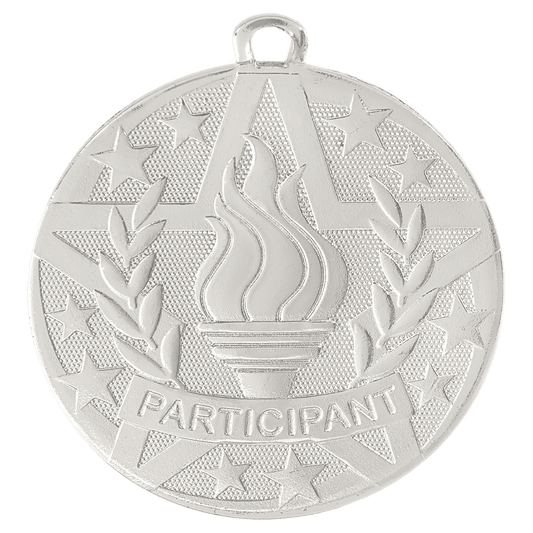 2" Silver Superstar Participant Medal