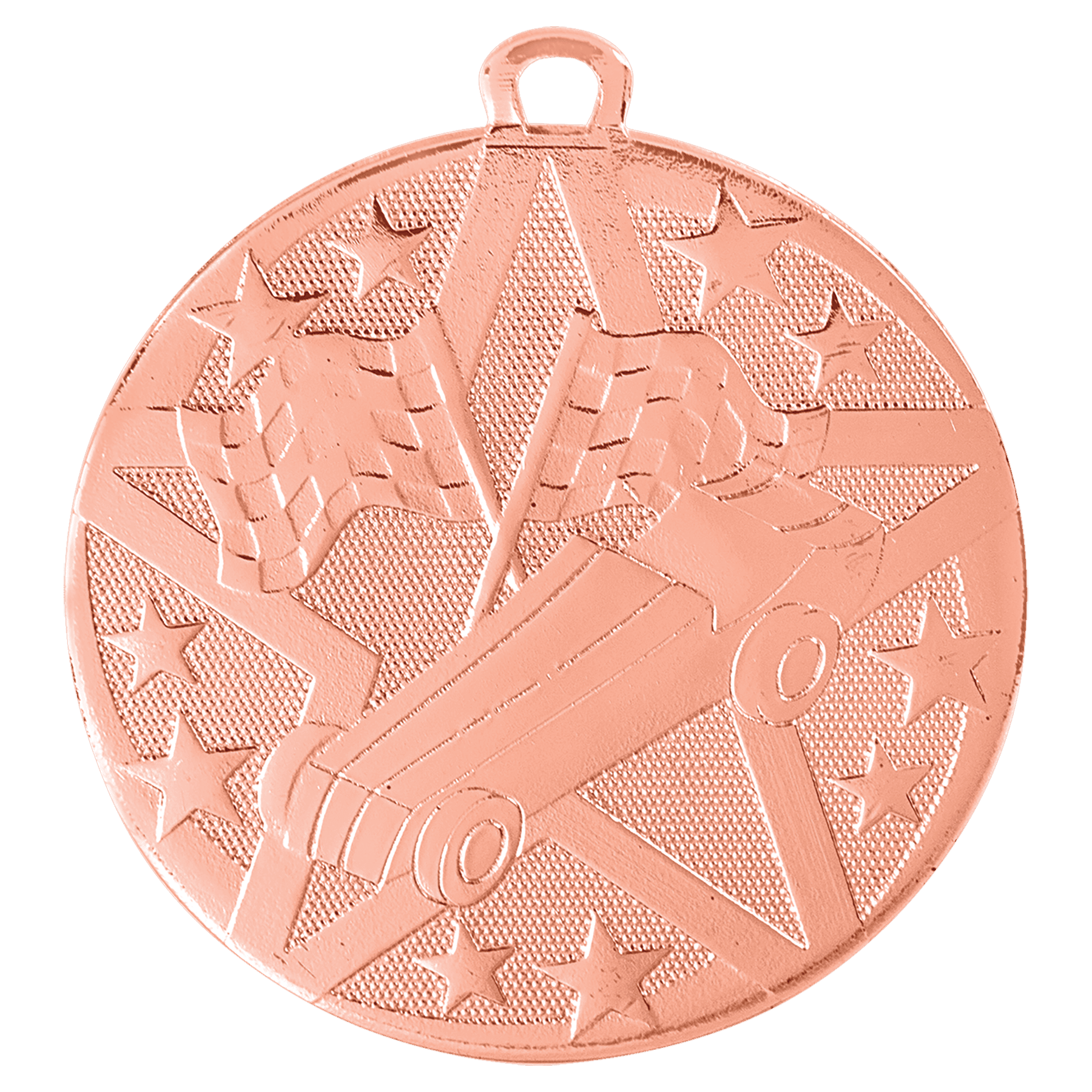 Bronze Superstar Pinewood Derby Medal - 2"