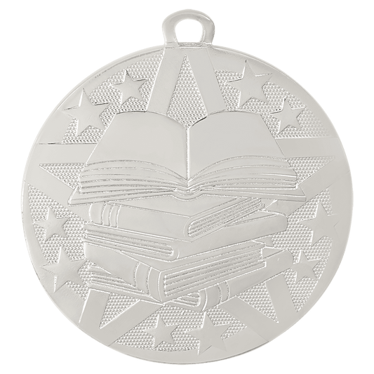 Silver Superstar Reading Medal - 2"
