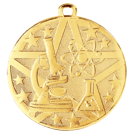 Gold Superstar Science Medal - 2"