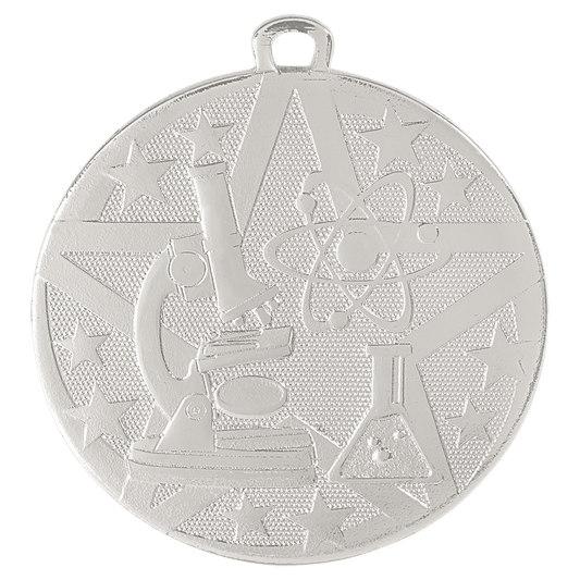 2" Silver Superstar Science Medal