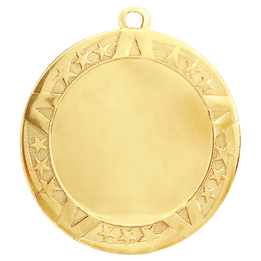 Gold Superstar 2" Insert Medal Holder - 2 3/4"