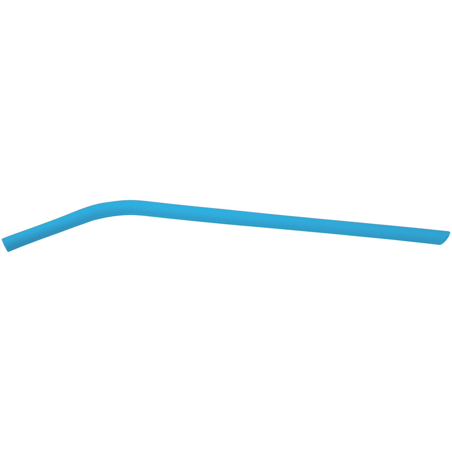Blue Small Silicone Straw - 10"