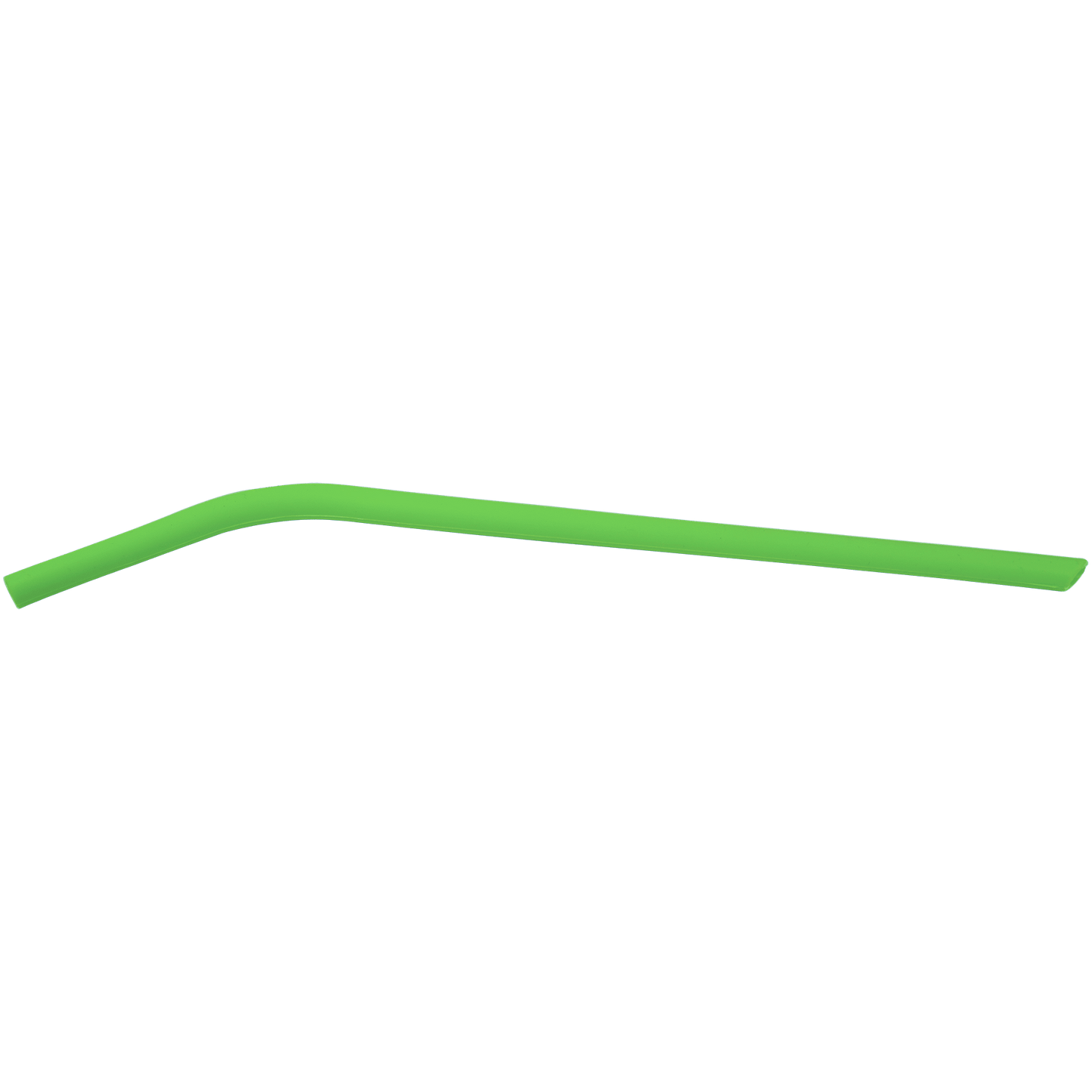 Green Small Silicone Straw - 10"