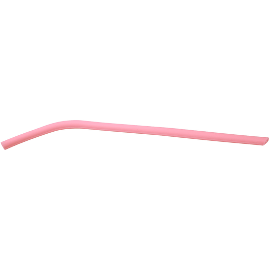 10" Pink Small Silicone Straw