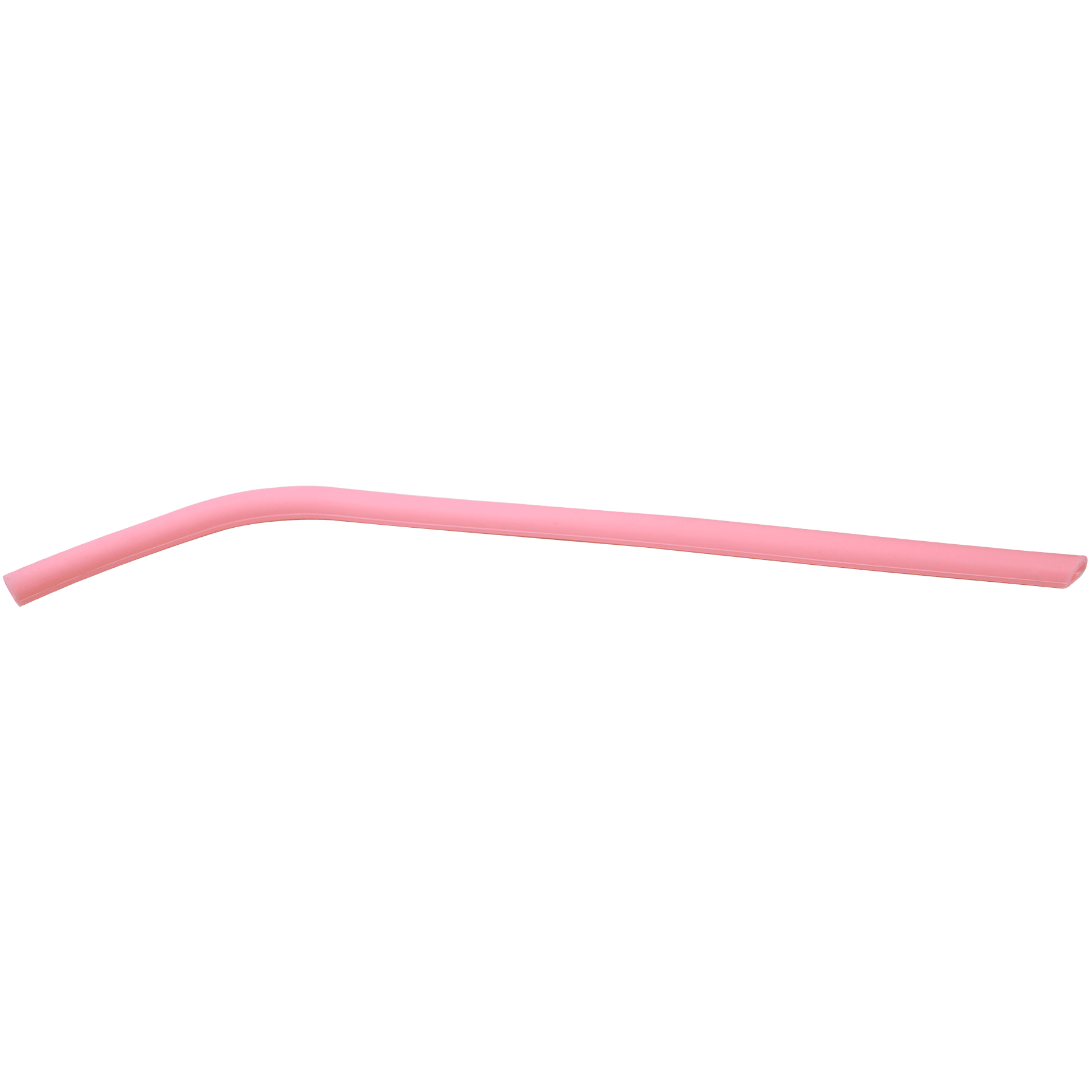 Pink Small Silicone Straw - 10"