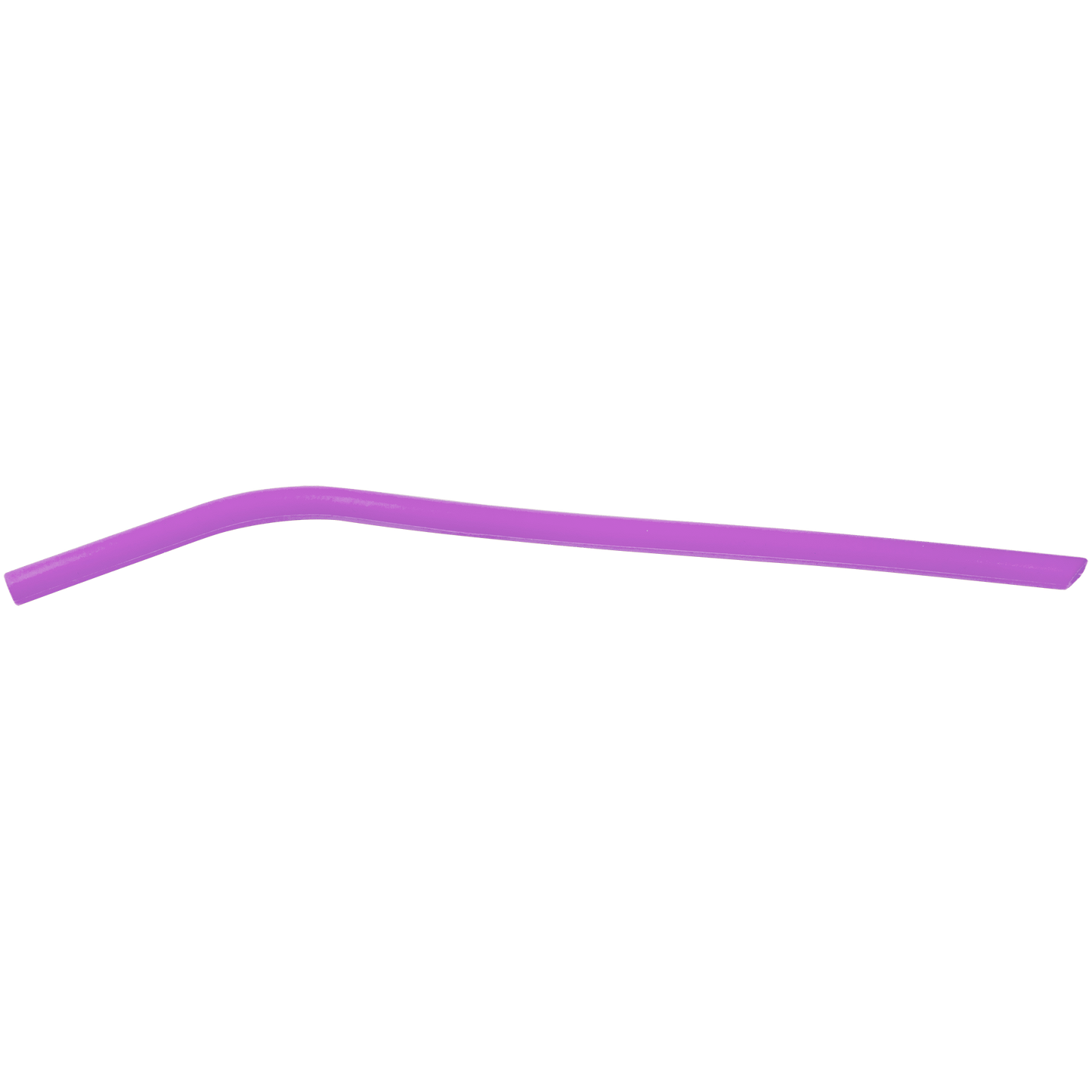 Purple Small Silicone Straw - 10"