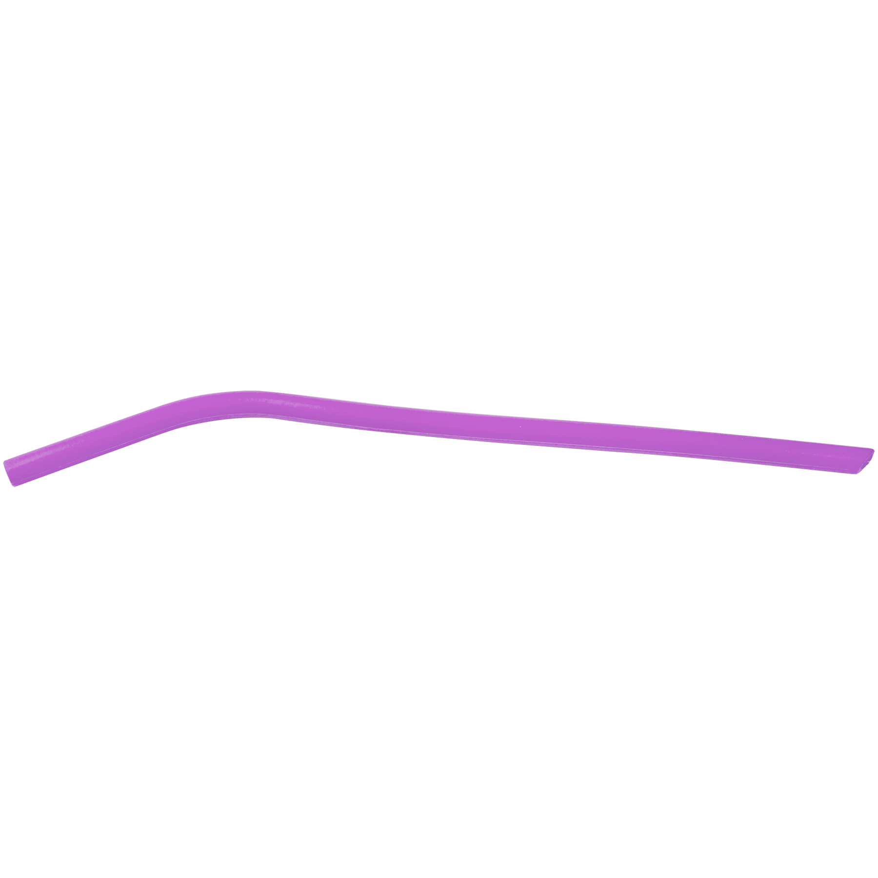 Purple Small Silicone Straw - 10"