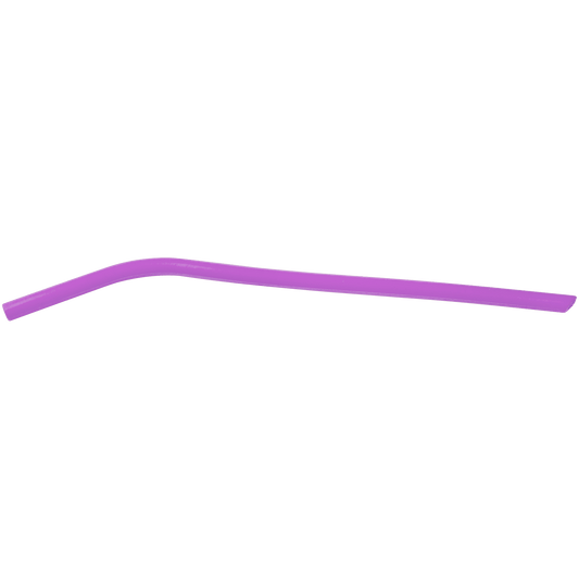 Purple Small Silicone Straw - 10"