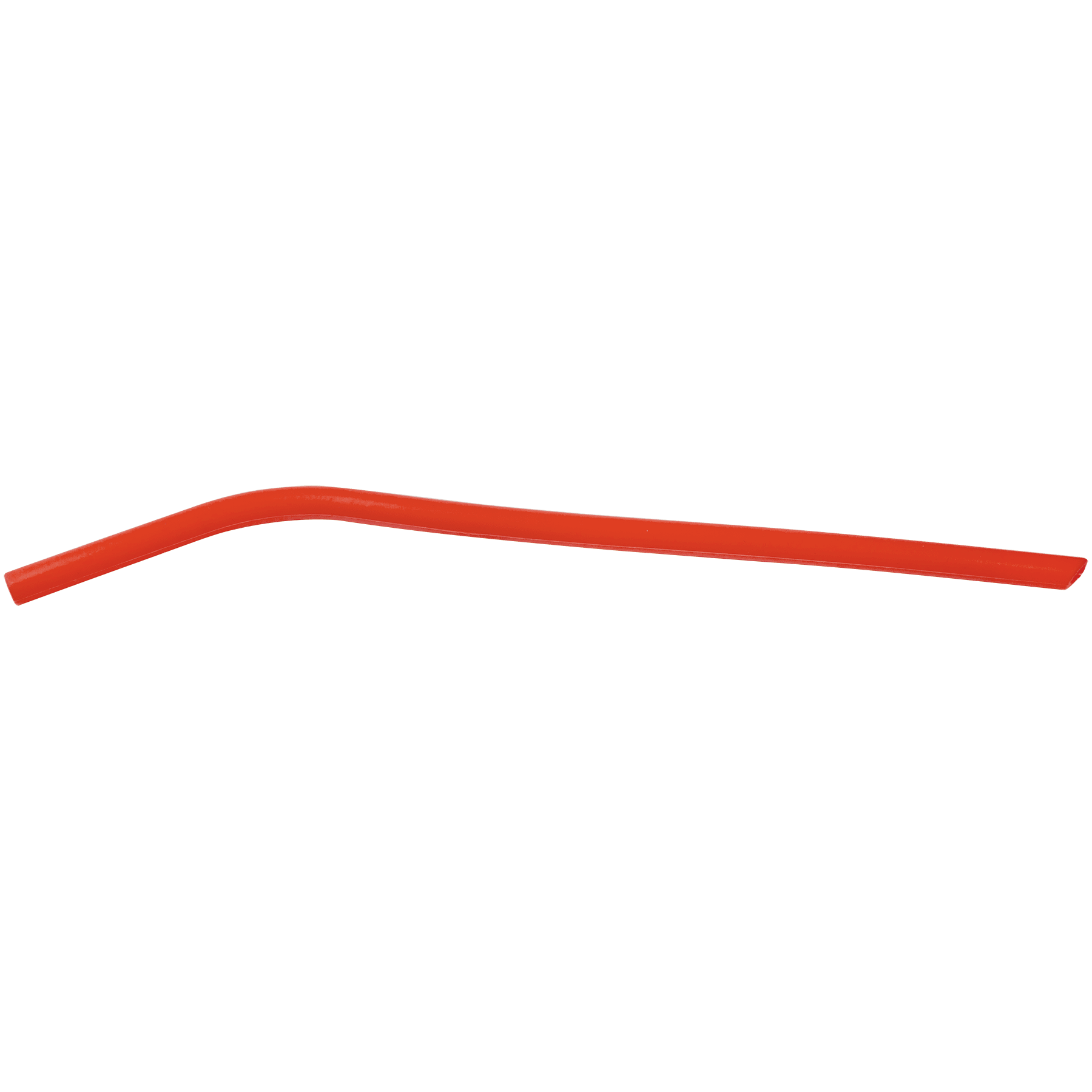 Red Small Silicone Straw - 10"