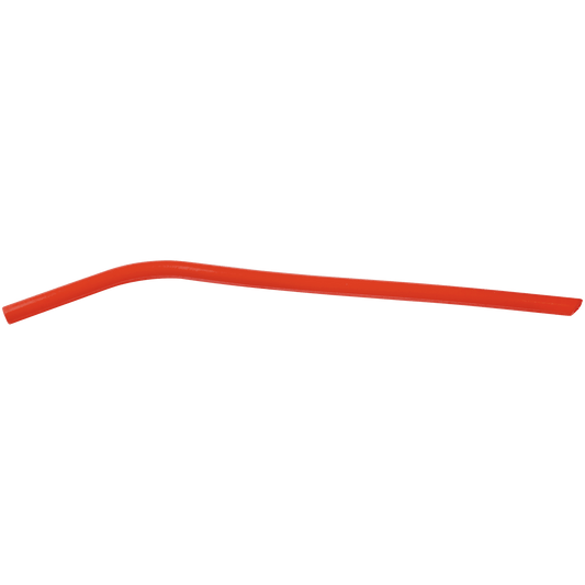 Red Small Silicone Straw - 10"