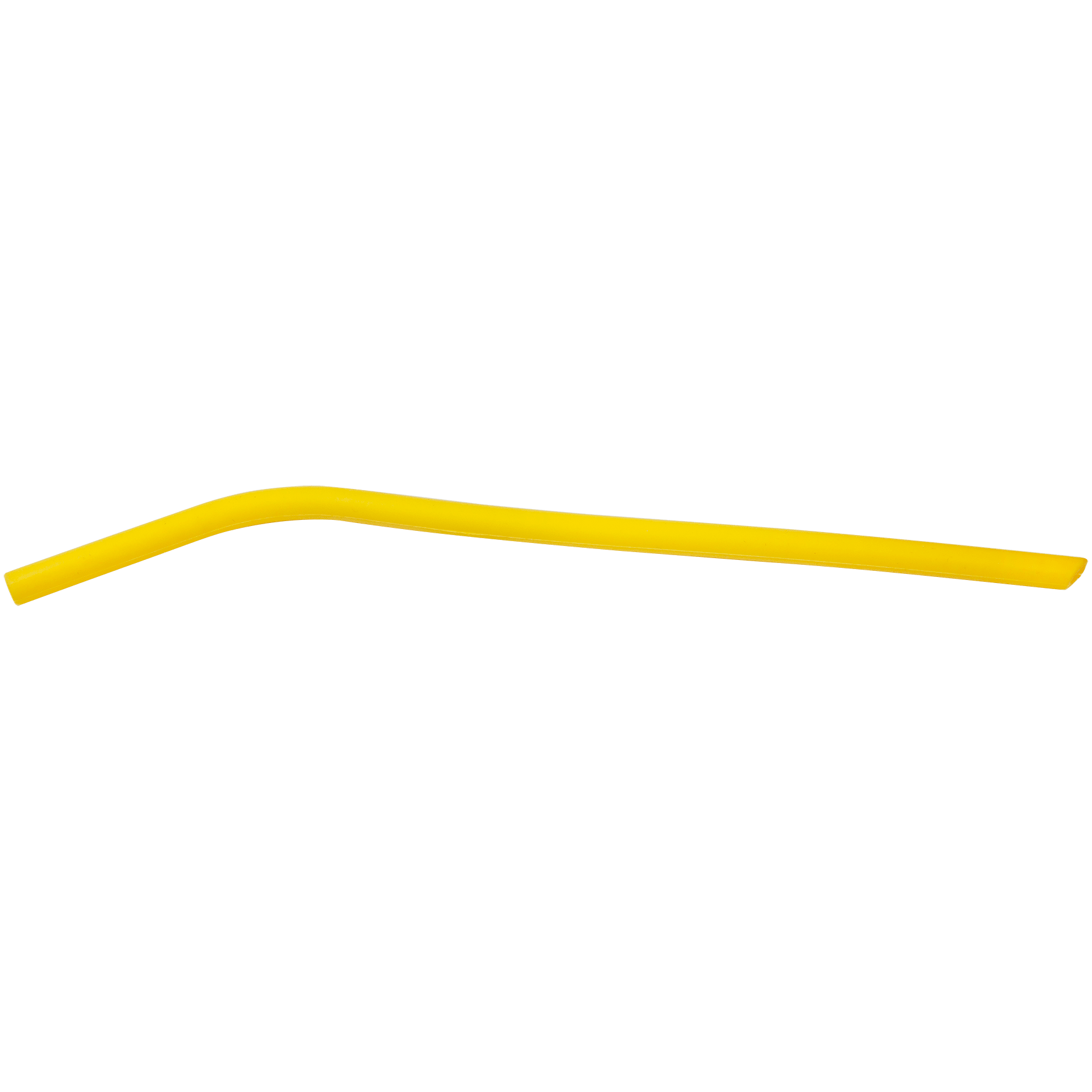 Yellow Small Silicone Straw - 10"