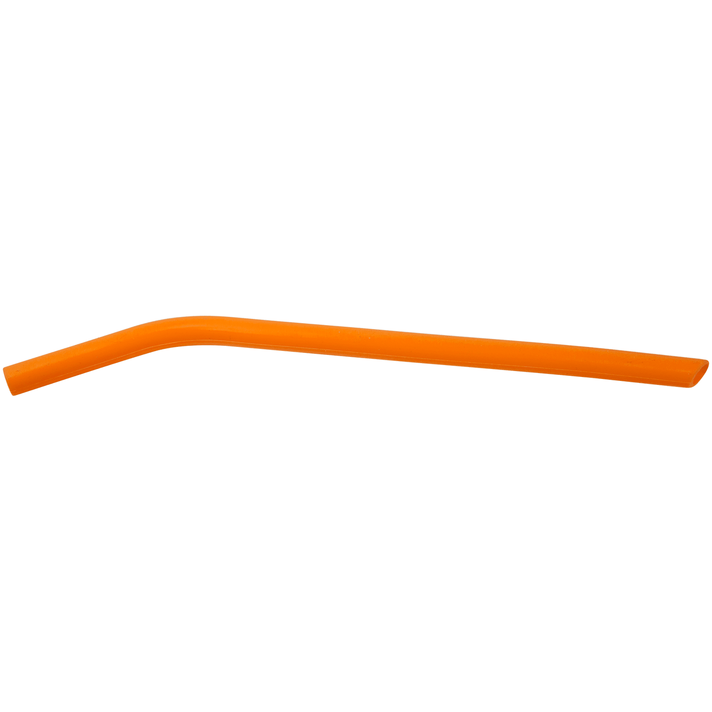 10" Orange Large Silicone Straw