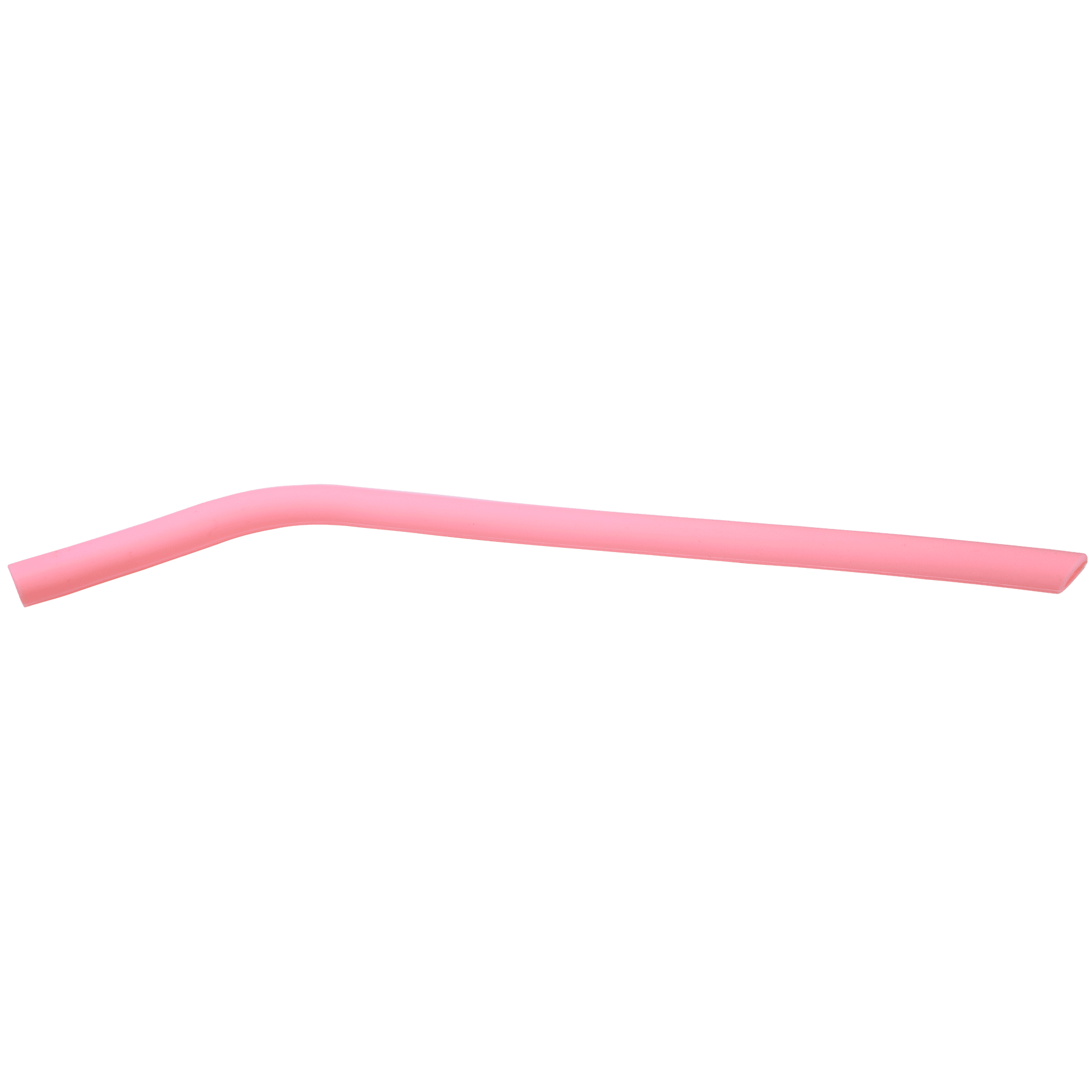 Pink Large Silicone Straw - 10"